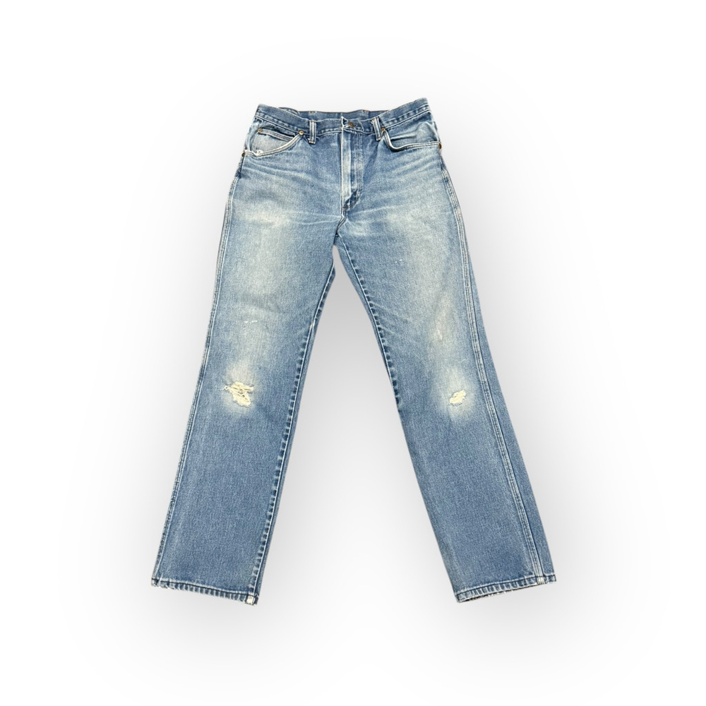 Vintage 70s Sedgefield Mens Jeans 33x32 Light Wash Distressed Straight Leg USA